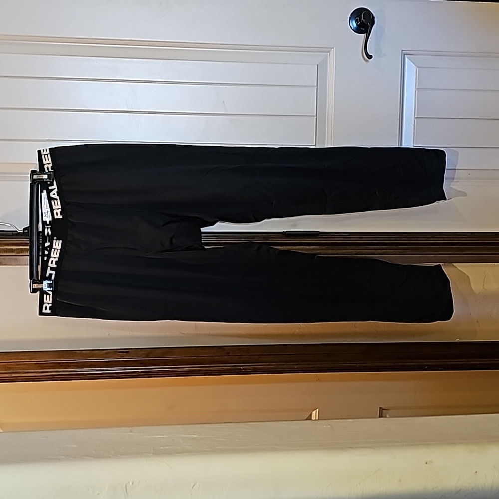 Realtree Men's Heavyweight Fleece Thermal Bottoms  size Large black x2
